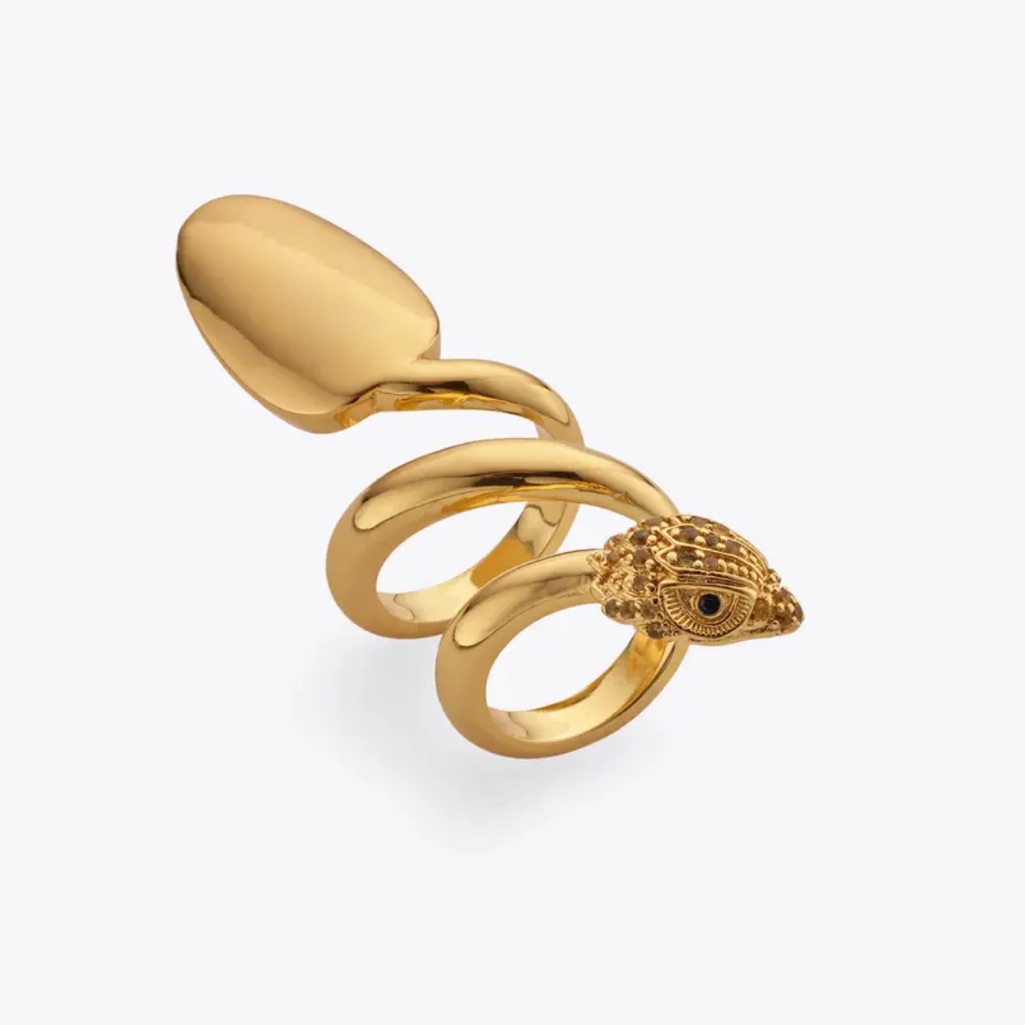 Kurt Geiger Eagle Spiral Ring 39$